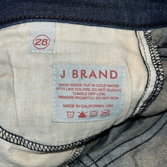 J Brand Black Coated Denim Pencil Leg Venom Jeans. Size 28 Woman’s - Picture 7 of 7
